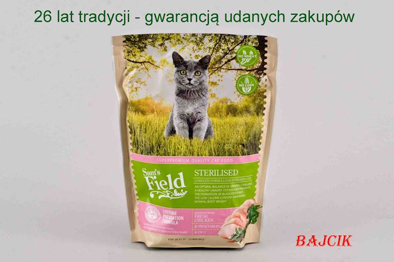 SAM'S FIELD CAT STERILISED 400g