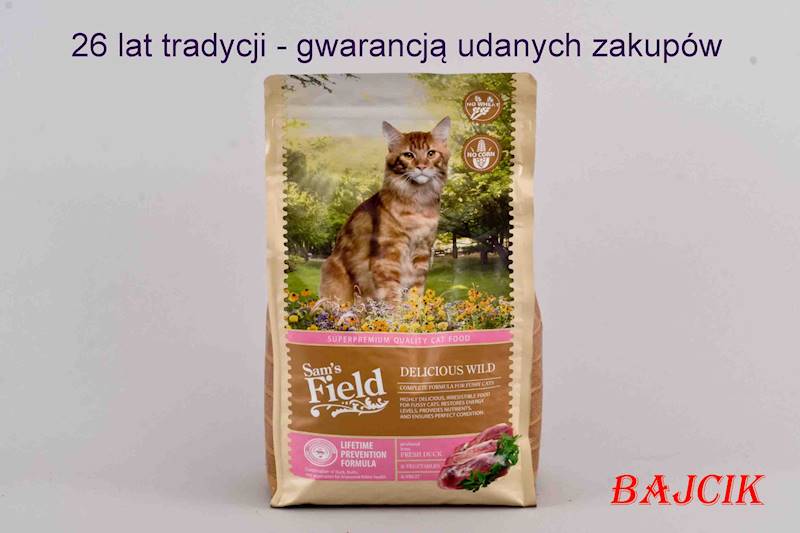 SAM'S FIELD CAT DELICIOUS WILD 2,5kg
