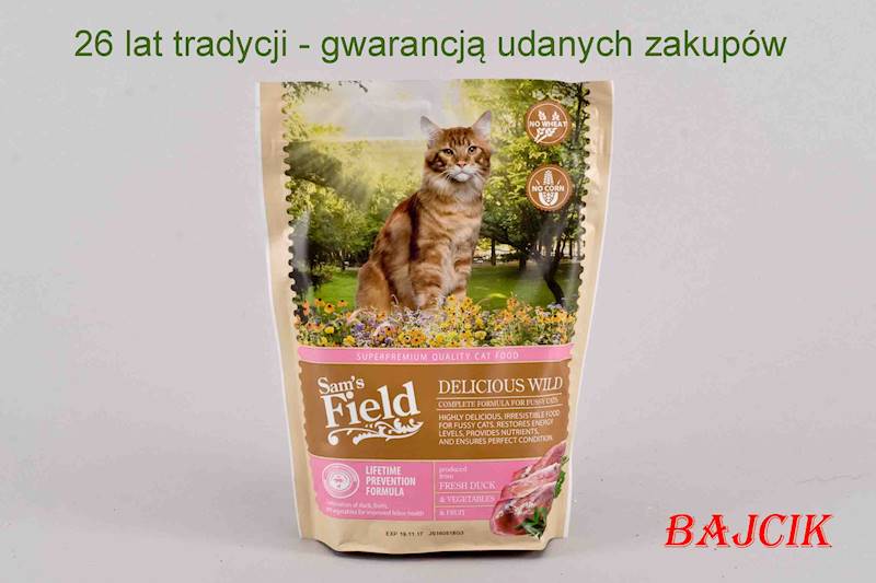 SAM'S FIELD CAT DELICIOUS WILD 400g