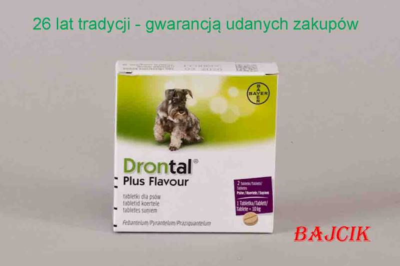 BAYER DRONTAL PLUS 10kg. FLAV. 2TAB.DLA PSA 2439