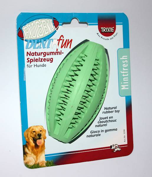 TRIXIE DENTA FUN - PIŁKA RUGBY 11,5cm [TX-3290]
