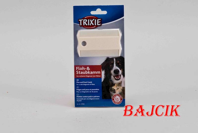 TRIXIE GRZEBIEŃ PLASTIKOWY PODWÓJNY TX2402