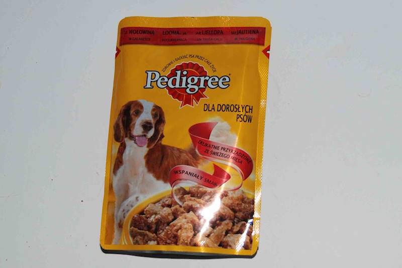 PEDIGREE SASZETKA Z WOŁOWINĄ PIES 100G.