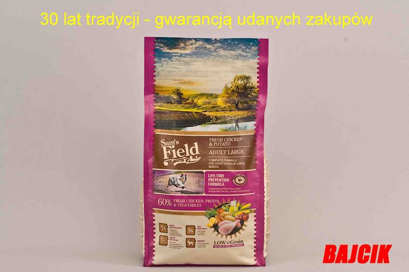 SAM`S FIELD 2,5kg ADULT LARGE