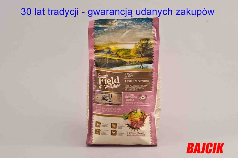 SAM`S FIELD 2,5kg LIGHT & SENIOR 44529