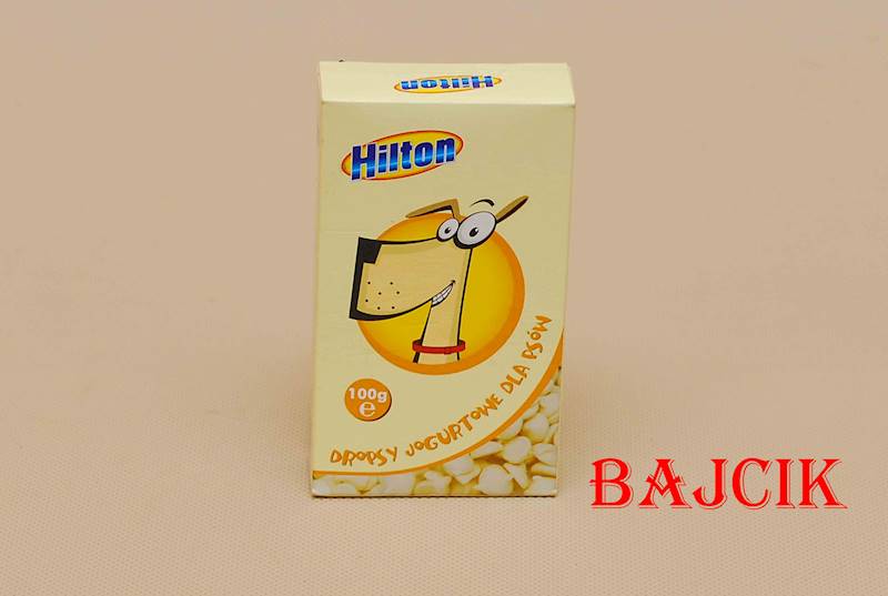 HILTON DROPSY JOGURTOWE DLA PSA 100g