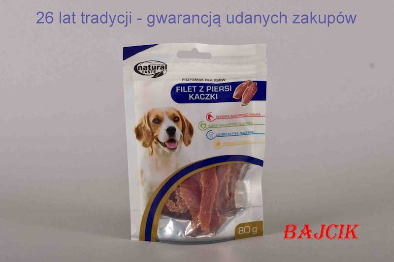 DN.PRZYSM. DLA PSA FILET Z PIERSI KACZKI 80g