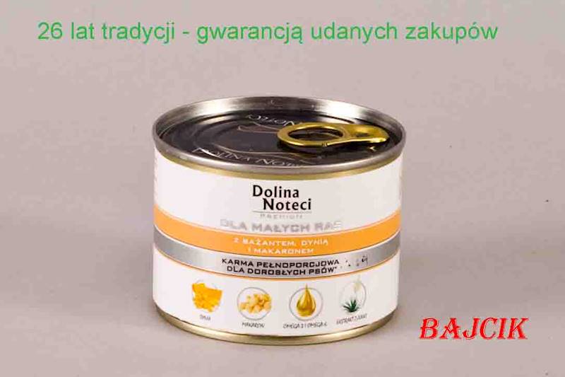 DN.PREM.MAŁE RASY Z BAŻANTEM DYNIĄ I MAK.185g