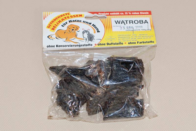 WĄTROBA SUSZONA 100g.