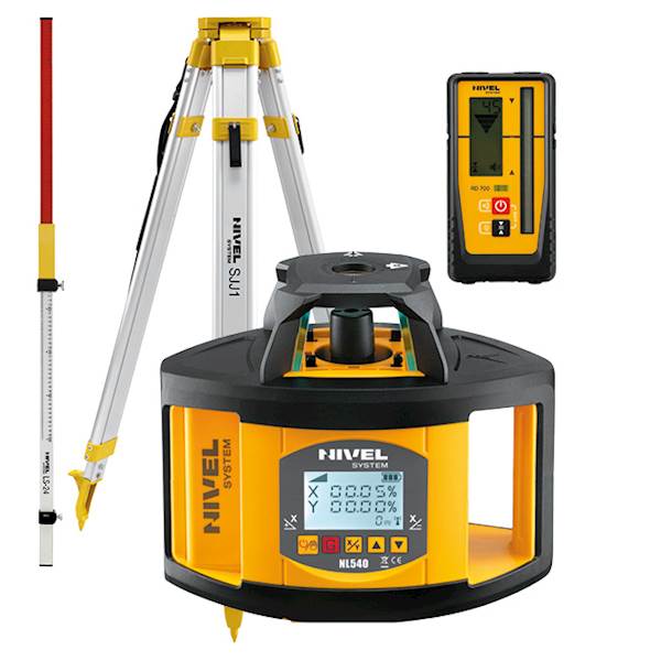 Niwelator laserowy Nivel System NL540 DIGITAL + SJJ1 + LS-24