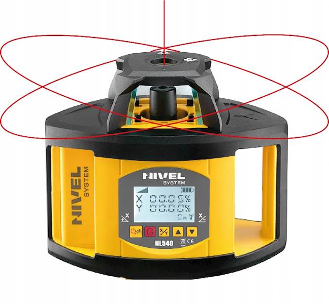 Niwelator laserowy Nivel System NL540 DIGITAL + SJJ1 + LS-24