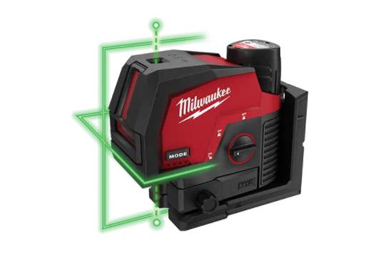 MILWAUKEE laser krzyżowo-liniowy M12 CLLP-301C