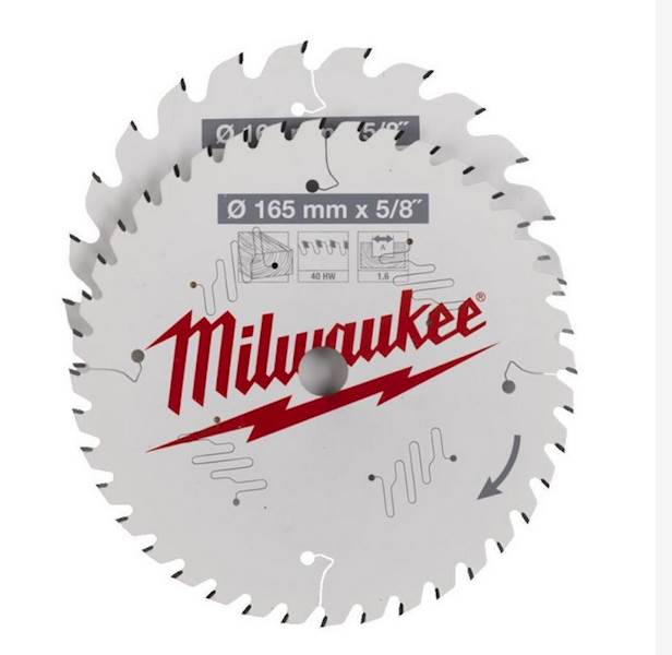 MILWAUKEE zestaw tarcz 165x15,87 mm (24Z + 40Z)  -  2 szt.