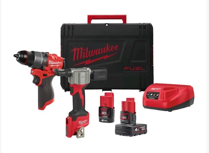 MILWAUKEE zestaw M12FPP2D2-422X 4933480593