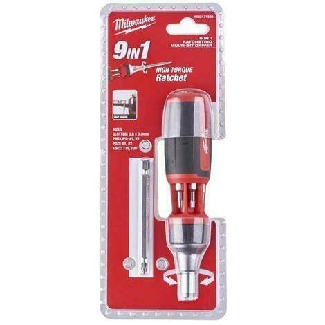 MILWAUKEE multi śrubokręt z grzechotką 4932471598