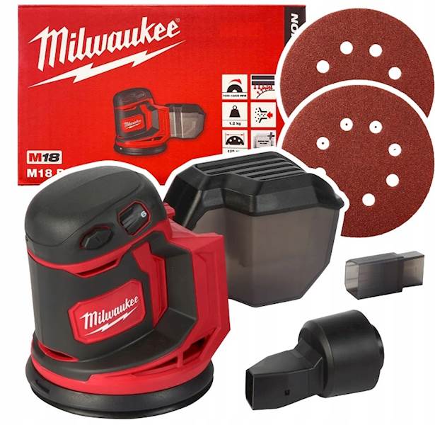 MILWAUKEE szlifierka mimośrodowa M18BOS125-0