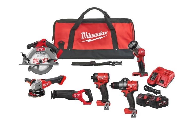MILWAUKEE zestaw M18FPP6G3-502B, 4933498658