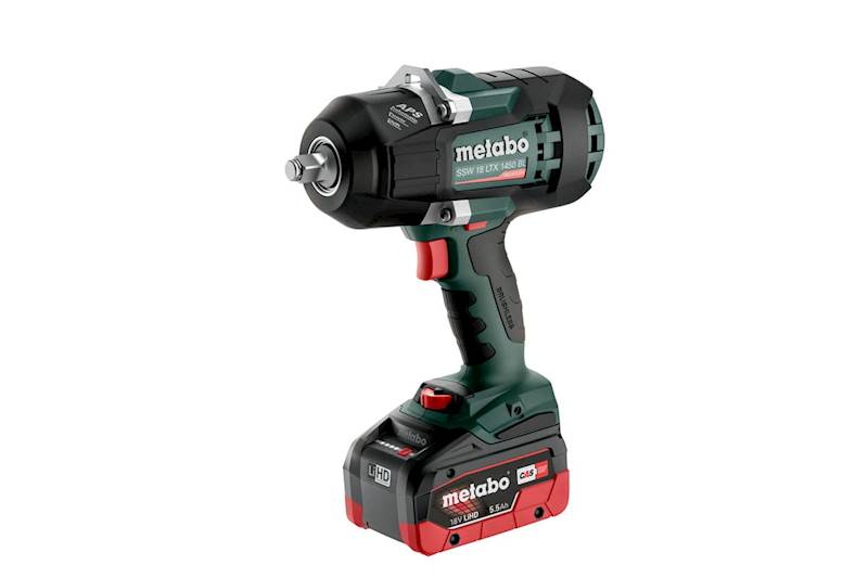 METABO klucz udarowy SSW 18 LTX 1450 BL  2 x akumulator LiHD 18V  5,5 Ah