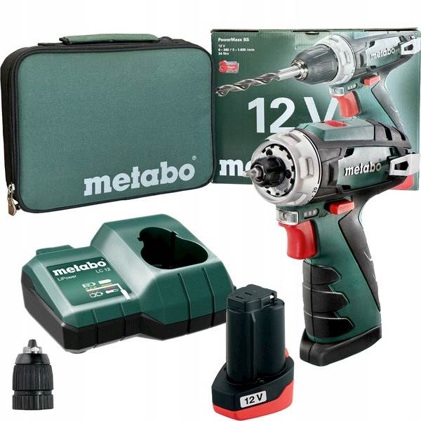 METABO wkrętarka PowerMaxx BS Basic 2x2,0Ah