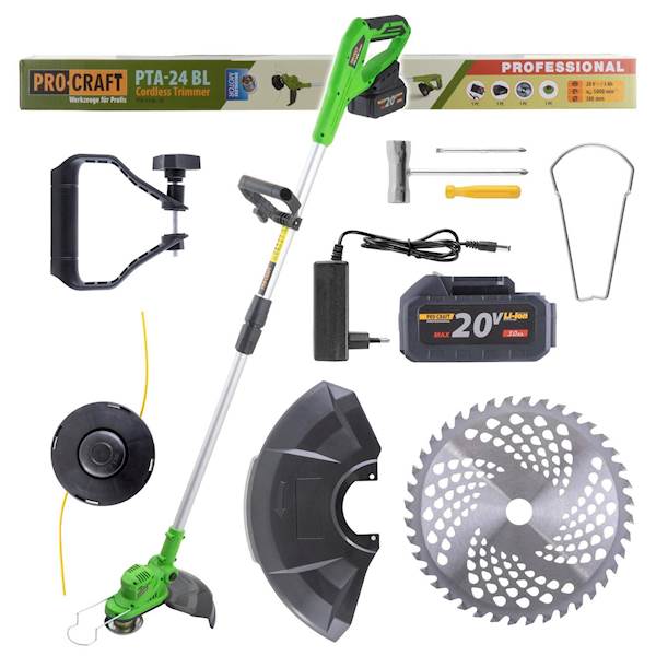 PROCRAFT podkaszarka akumulatorowa PTA24 BL