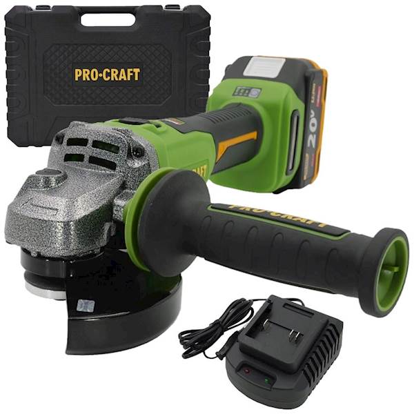 PROCRAFT szlifierka kątowa akum. PWA220