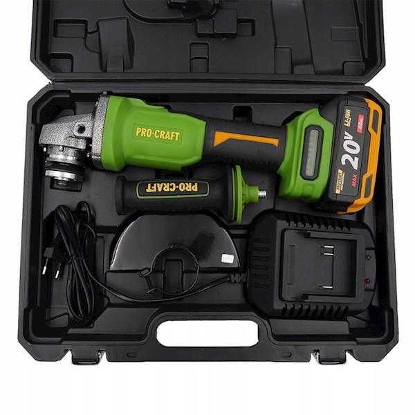 PROCRAFT szlifierka kątowa akum. PWA220