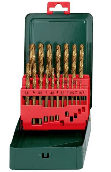 zestaw wierteł HSS-TIN