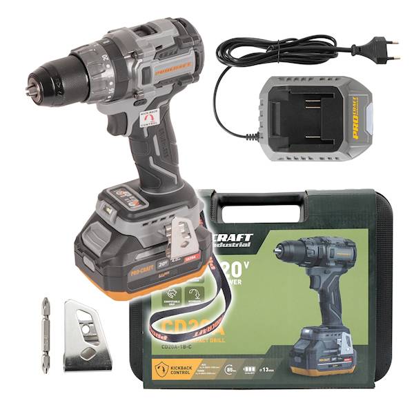 wkrętarka akumulatorowa Procraft CD20A-1b-c