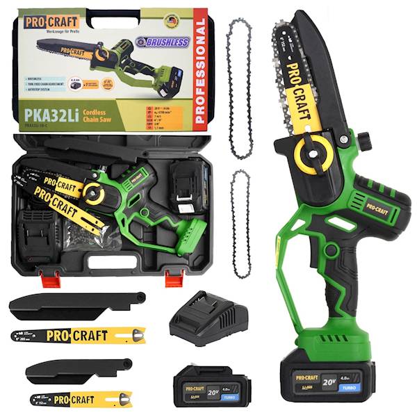 PROCRAFT akumulatorowa pilarka łańcuchowa PKA32Li