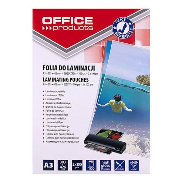 FOLIA DO LAMINOWANIA A3 100 MIC