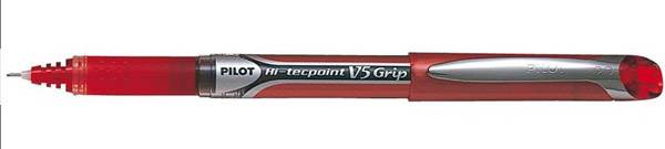 CIENKOPIS PILOT V5  GRIP CZERWONY