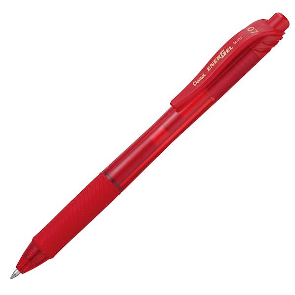 PIÓRO KULK. PENTEL BL107 CZERWONE