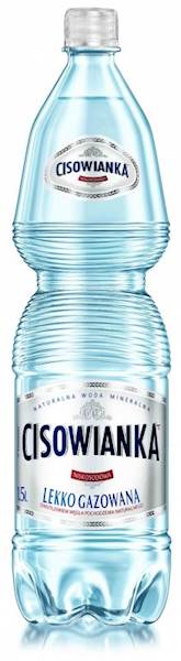 S WODA LEKKO GAZOWANA 1,5L CISOWIANKA