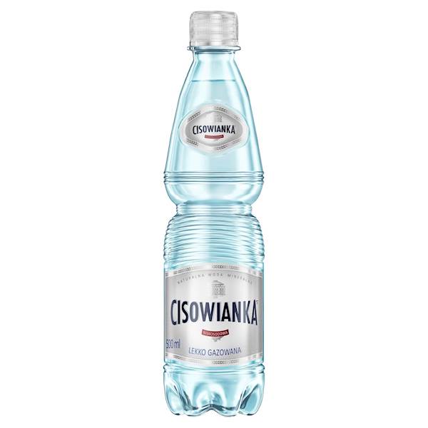 S WODA LEKKO GAZOWANA 0,5L CISOWIANKA