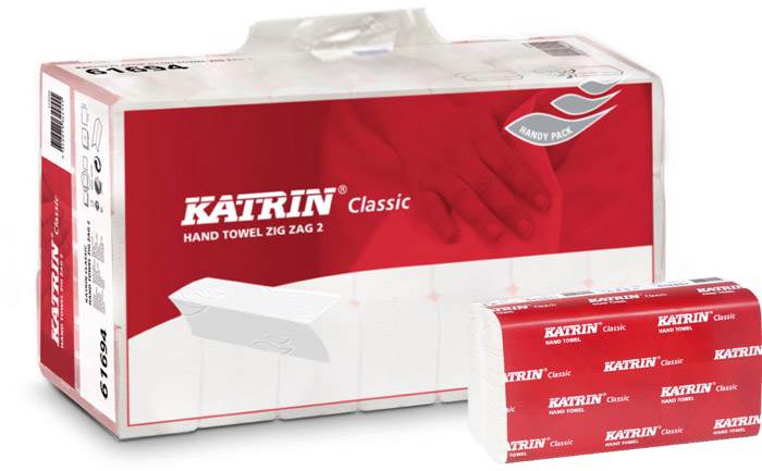 RĘCZNIK PAPIEROWY ZZ BIAŁE KATRIN 35298
