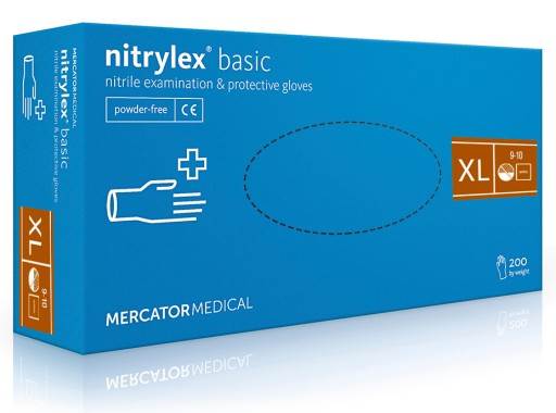 RĘKAWICE NITRYLOWE 100 XL