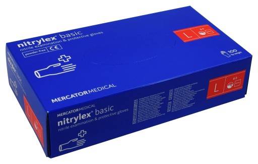 RĘKAWICE NITRYLOWE 100 L