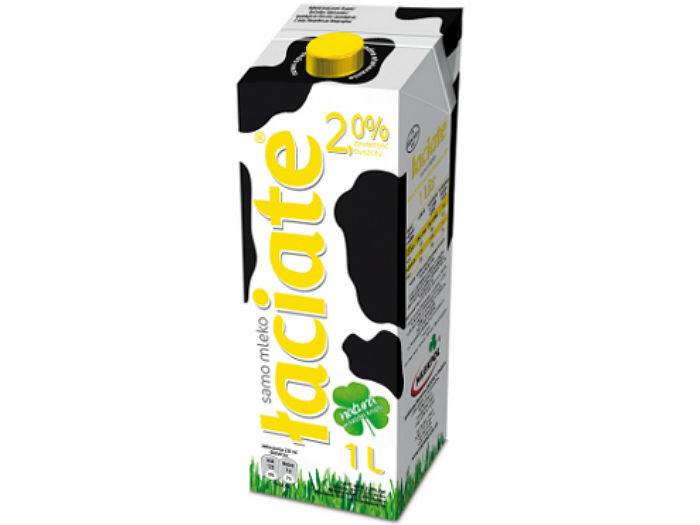 S MLEKO 2% 1L ŁACIATE