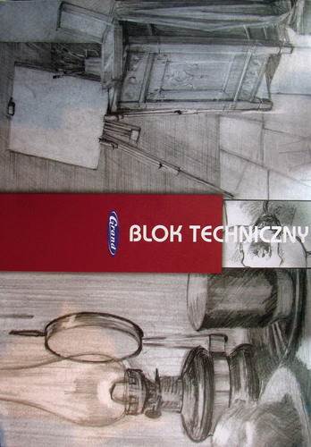 BLOK TECHNICZNY A4 BIAŁY