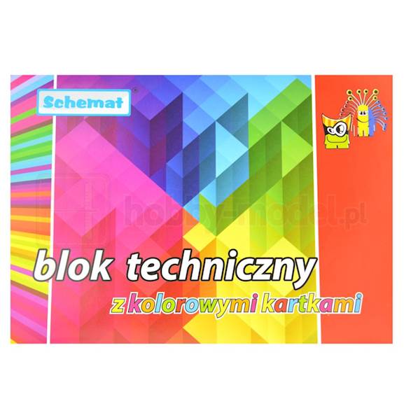 BLOK TECHNICZNY A3 KOLOR
