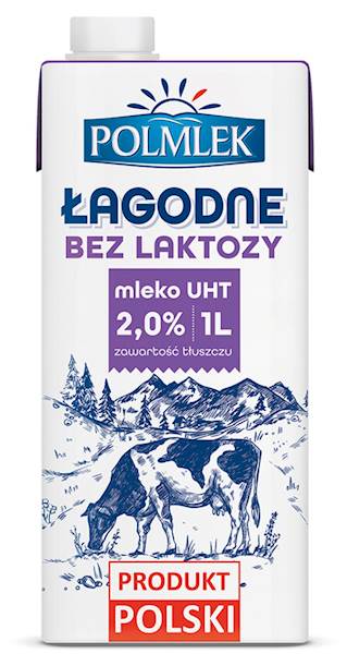 S MLEKO 2% 1L BEZ LAKTOZY