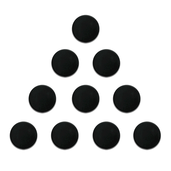 MAGNESY DO TABLIC 20MM 20SZT CZARNE TRES
