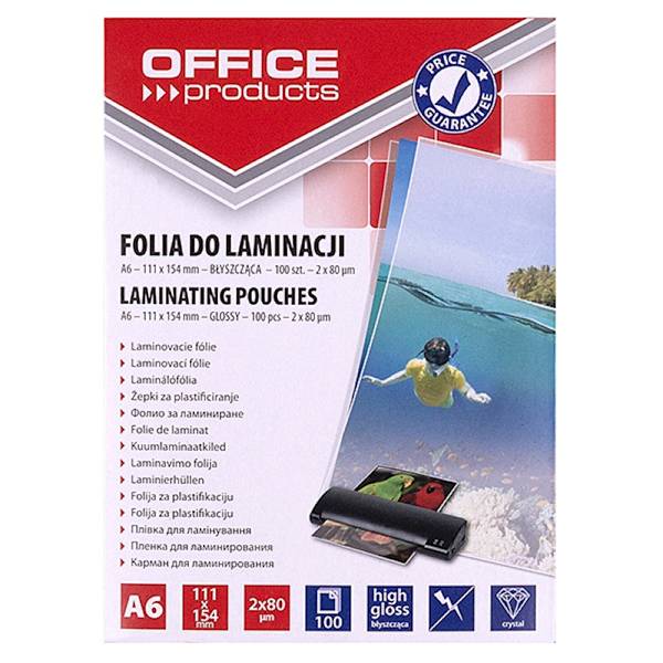 FOLIA DO LAMINOWANIA A6 80 MIC.