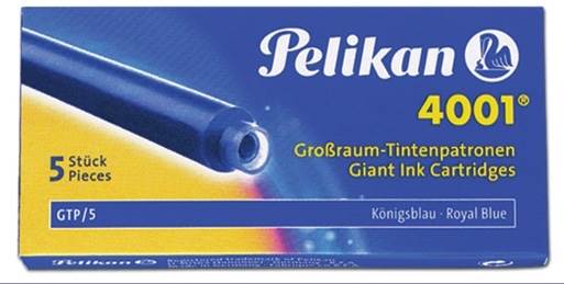 NABOJE DO PIÓRA PELIKAN NIEBIESKIE DŁUGIE