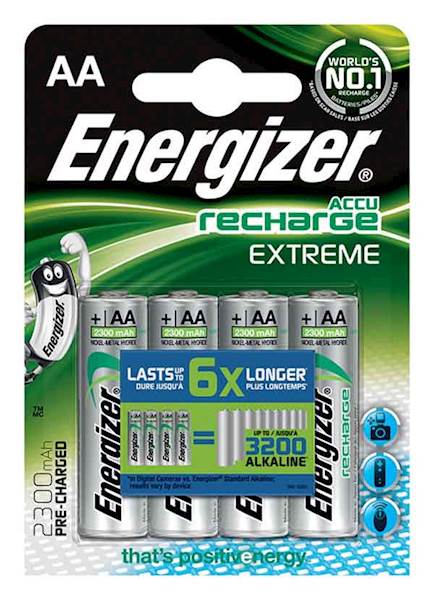 AKUMULATOR ENERGIZER EXTREME AA 4SZT. HR06 2300MAh