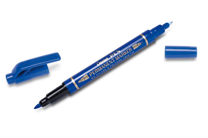 FOLIOPIS PENTEL N75W DWUSTRONNY NIEBIESKI