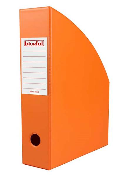 POJEMNIK NA DOKUMENTY BIURFOL A4 70MM ORANGE