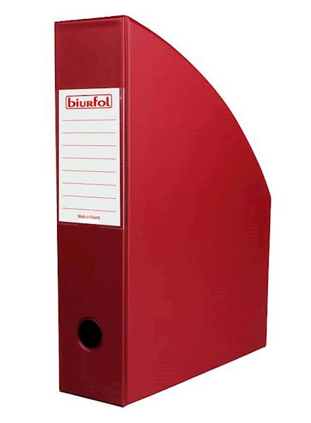 POJEMNIK NA DOKUMENTY BIURFOL A4 70MM BORDO