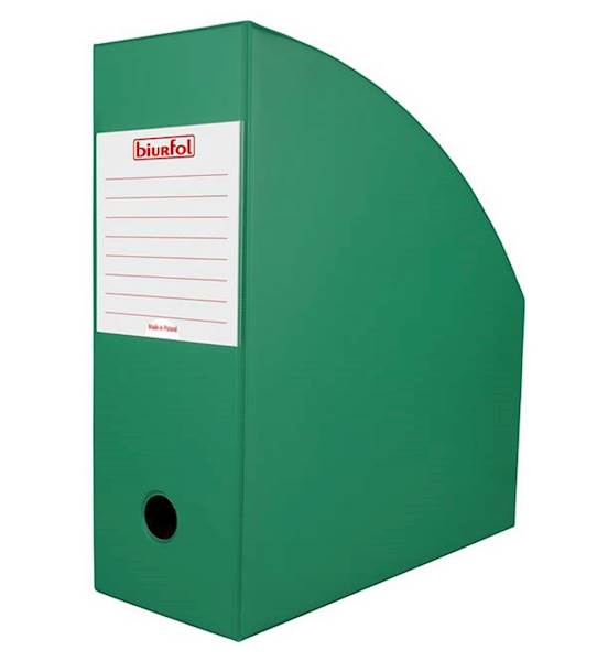 POJEMNIK NA DOKUMENTY BIURFOL A4 110MM JAS. ZIELEŃ