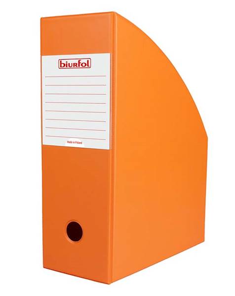 POJEMNIK NA DOKUMENTY BIURFOL A4 100MM ORANGE